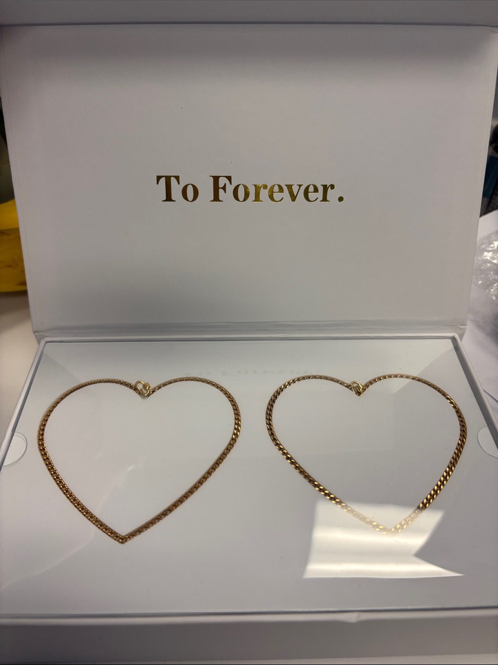 Heart friendship forever bracelets in Gold by FabuLove